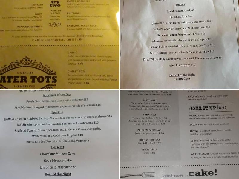 Brickhouse Tavern Menu