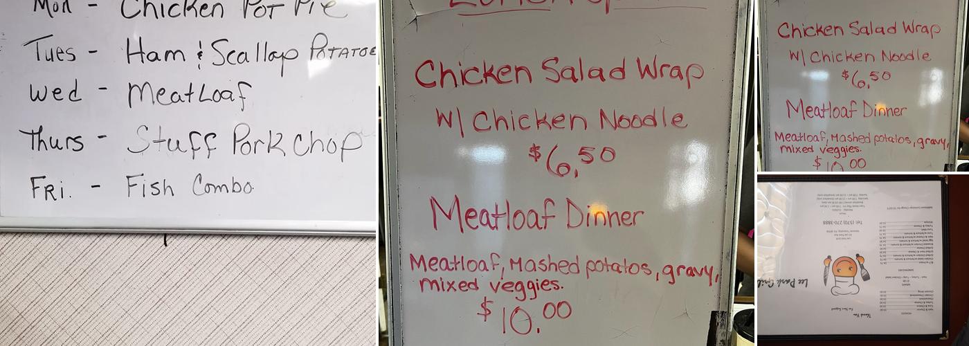 Lee-Park Grill Menu