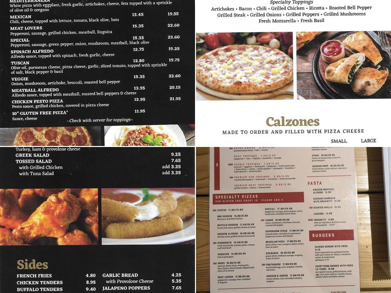 Yarmouth Pizza By Evan Menu