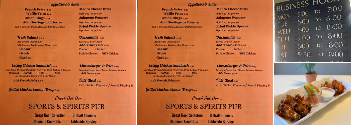 Better Taste Menu