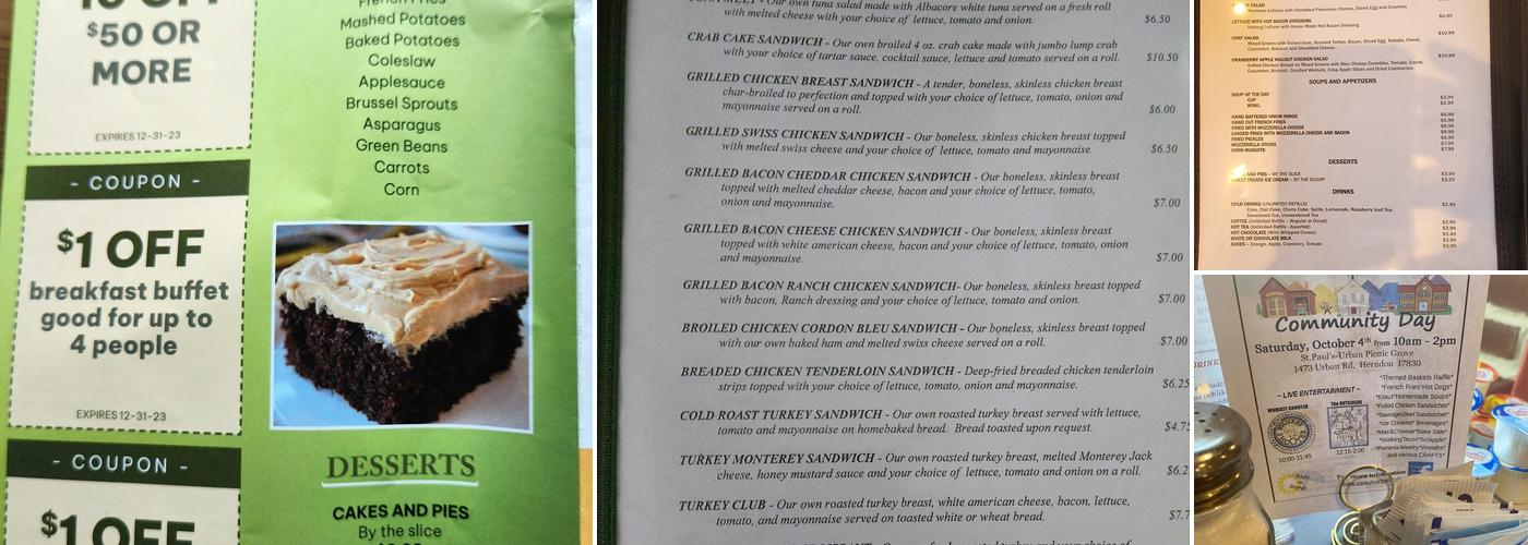 The Special Place Menu