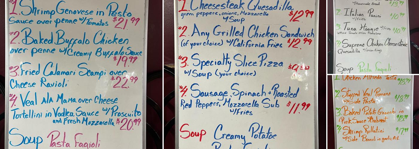 Pizza Pie-O-Near Menu