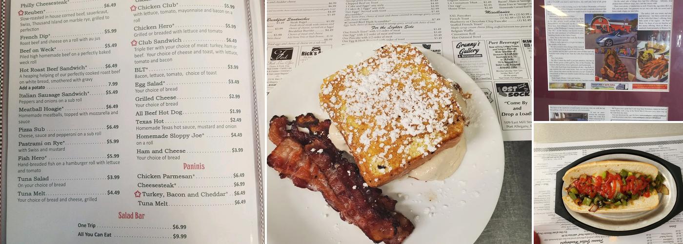 The Little Red Diner Menu