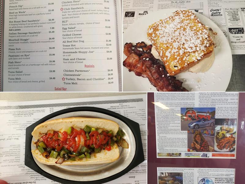 The Little Red Diner Menu