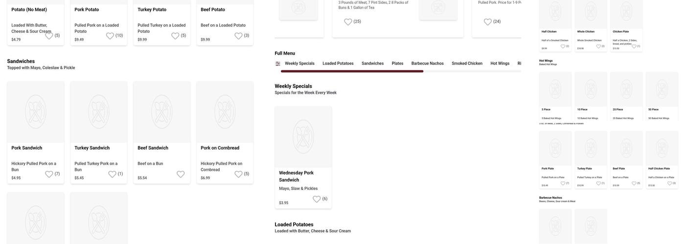 Whitt's Barbecue Menu