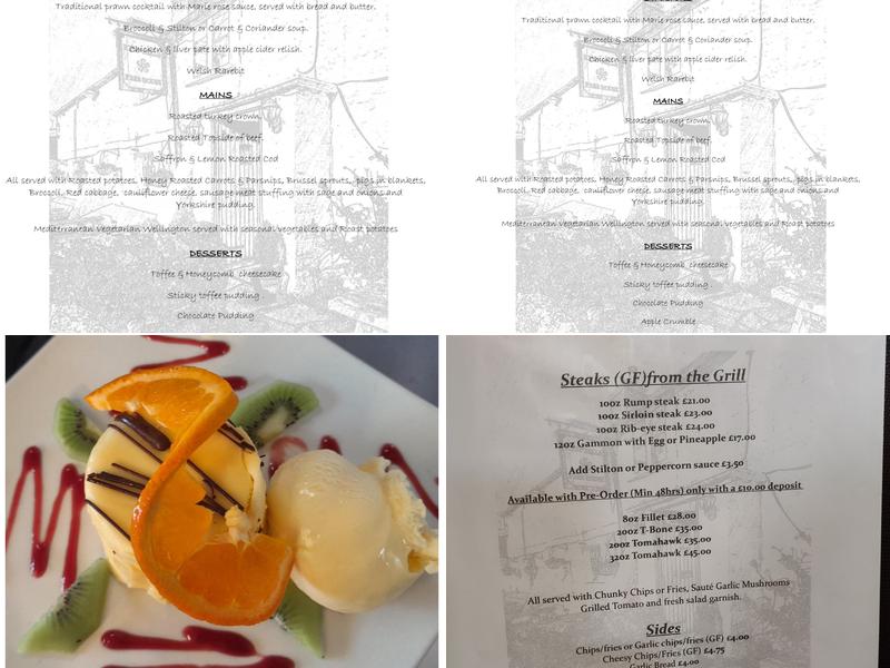 Ring O' Bells Wookey Menu