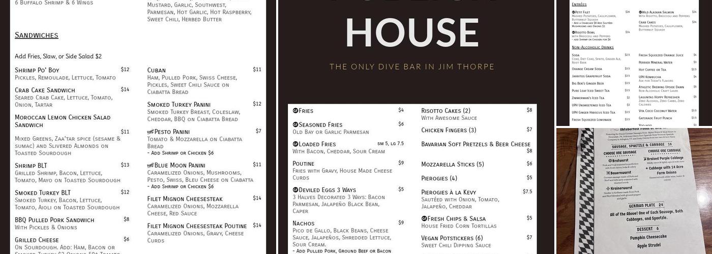 Union Publick House Menu