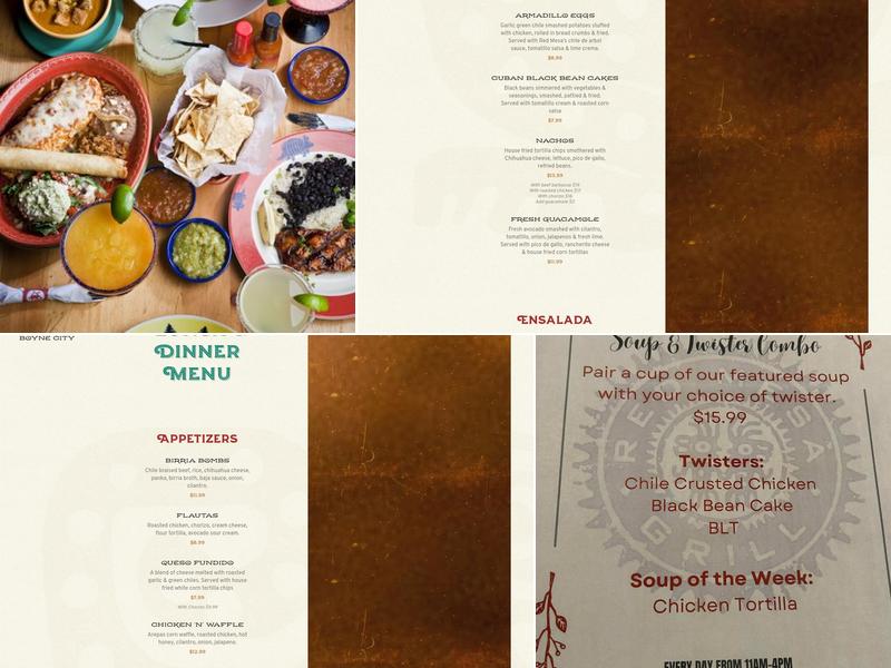 Red Mesa Grill Menu
