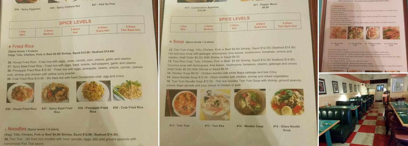 Sandee | Thai Restaurant Menu