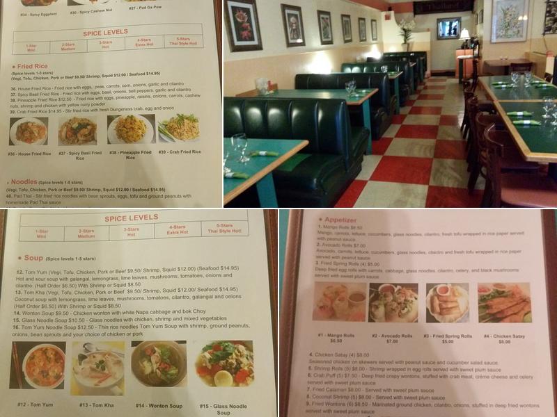 Sandee | Thai Restaurant Menu