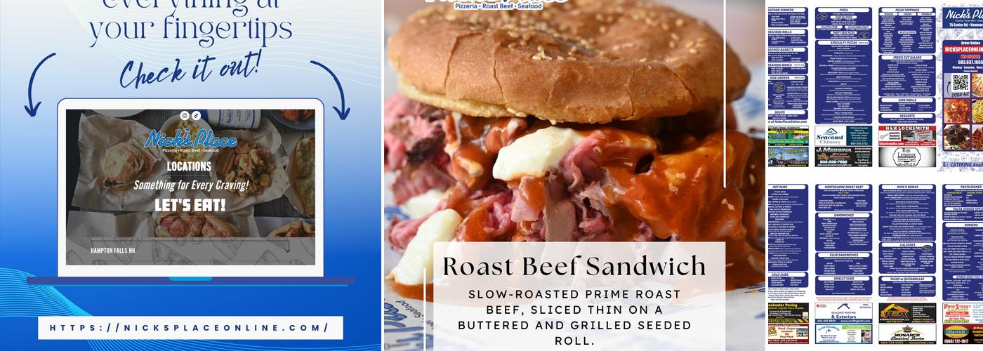 Nick's Place Winthrop Menu