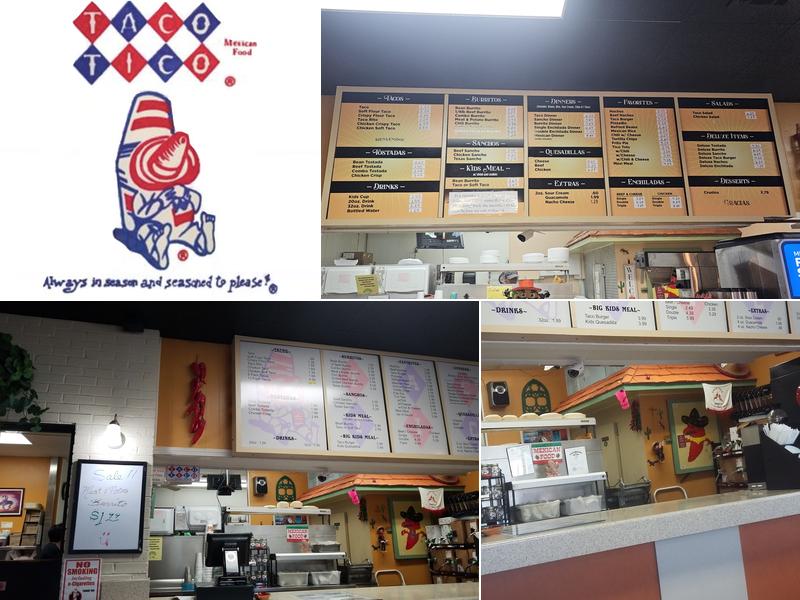 Taco Tico Menu