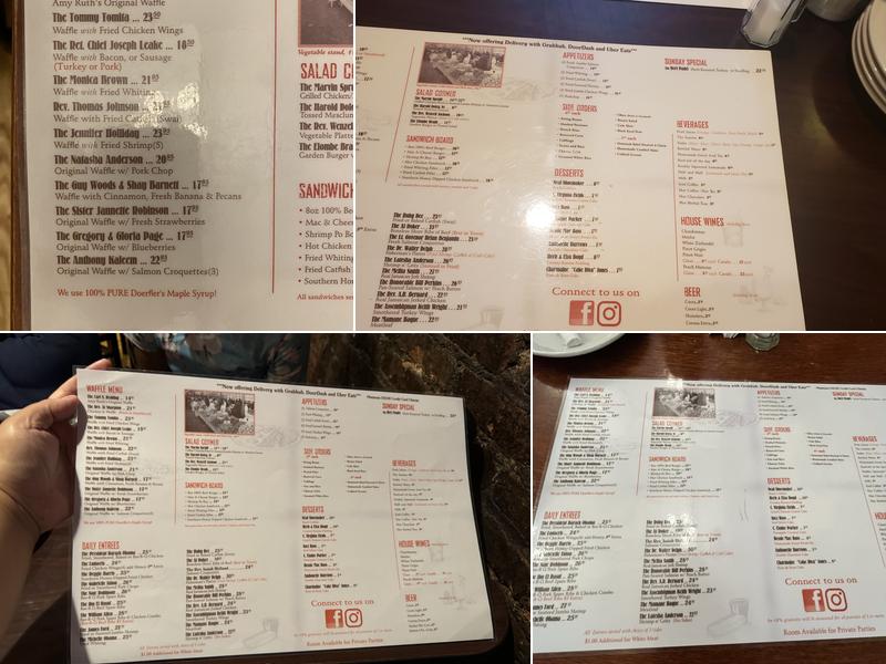 Amy Ruth's Menu