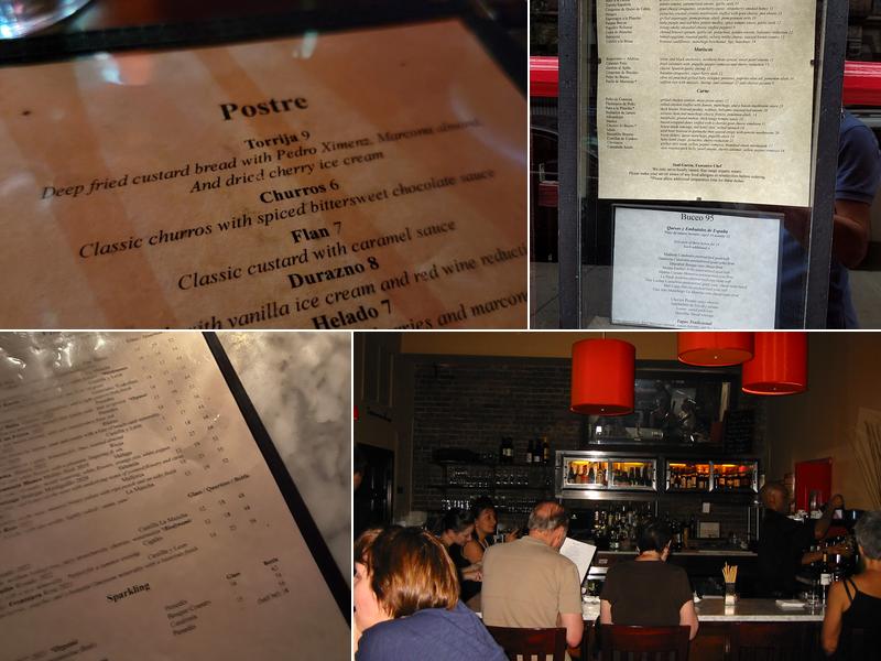 Buceo 95 Menu