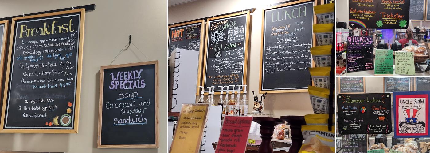 Sweets N' Java Menu