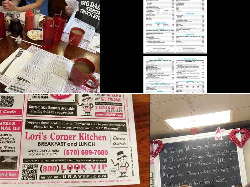 Lori's Corner Kitchen Menu