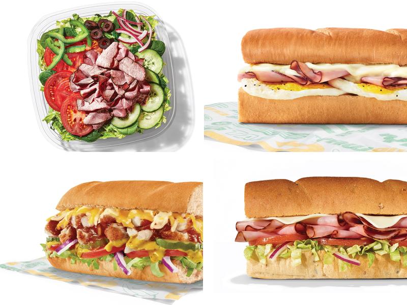 Subway Menu
