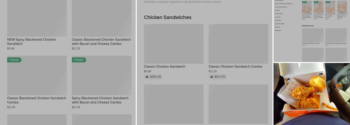 Popeyes Louisiana Kitchen Menu