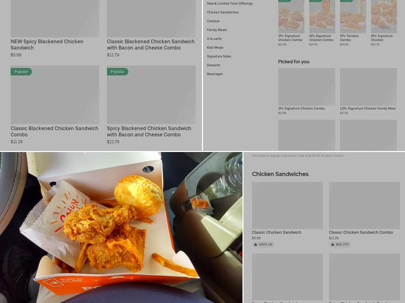 Popeyes Louisiana Kitchen Menu