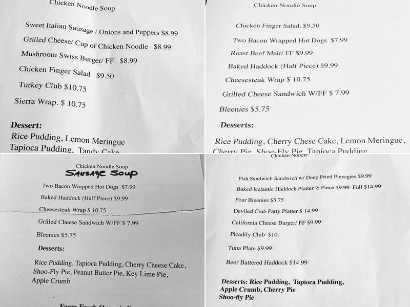 M & I Deli Menu