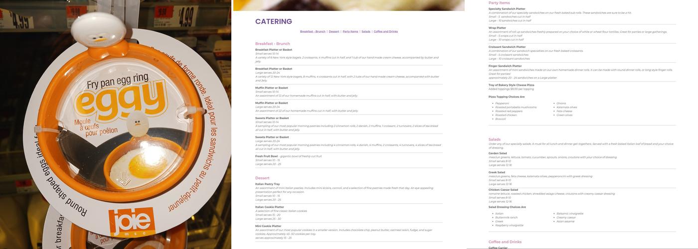 Andyman Dessert & Baking Co Menu
