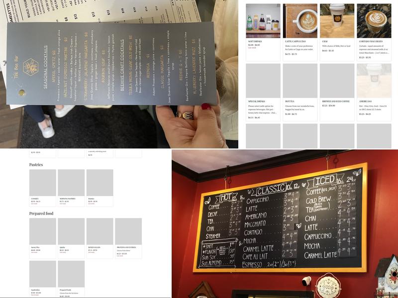 The Beehive Pantry Menu