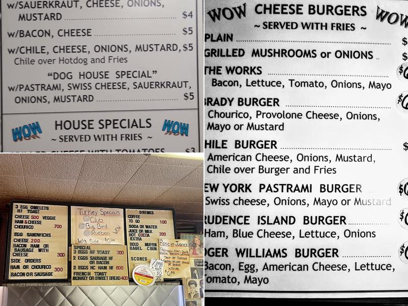 Van's Spa Menu