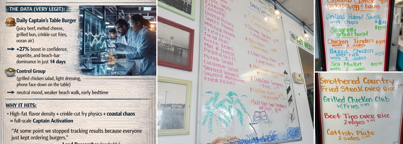 Captain's Table Menu