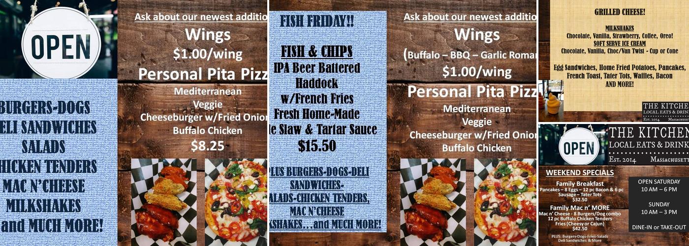 The Kitchen Menu