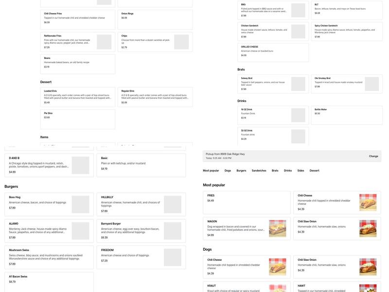 D & B's Hot Dogs and Ice Cream Menu