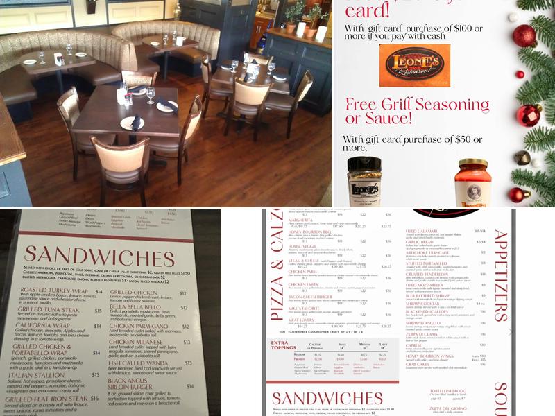 Leone's Menu