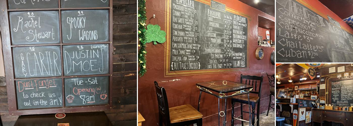 The Rathskeller Coffee Bar & Pub Menu
