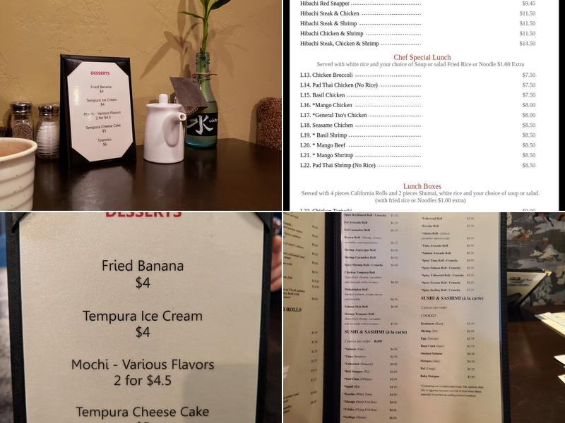 Sakura Menu