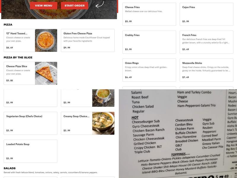 The Breaking Bread Company Menu