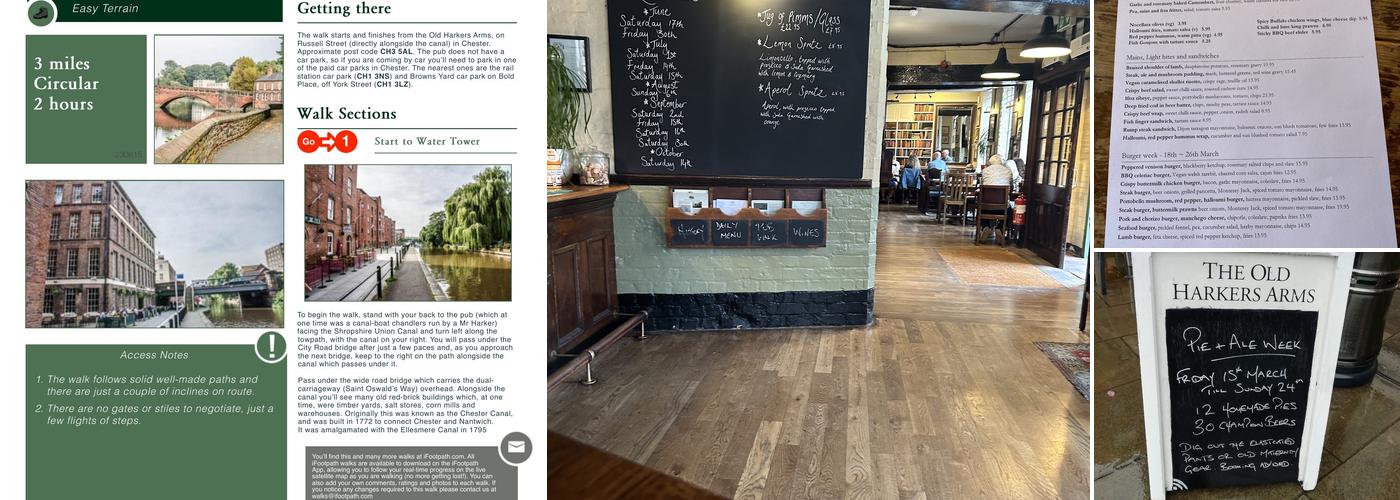 The Old Harkers Arms Menu