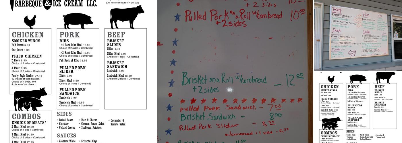 Red Rock BBQ Menu