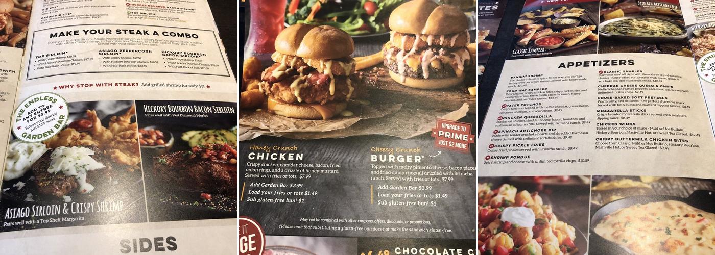 Ruby Tuesday Menu