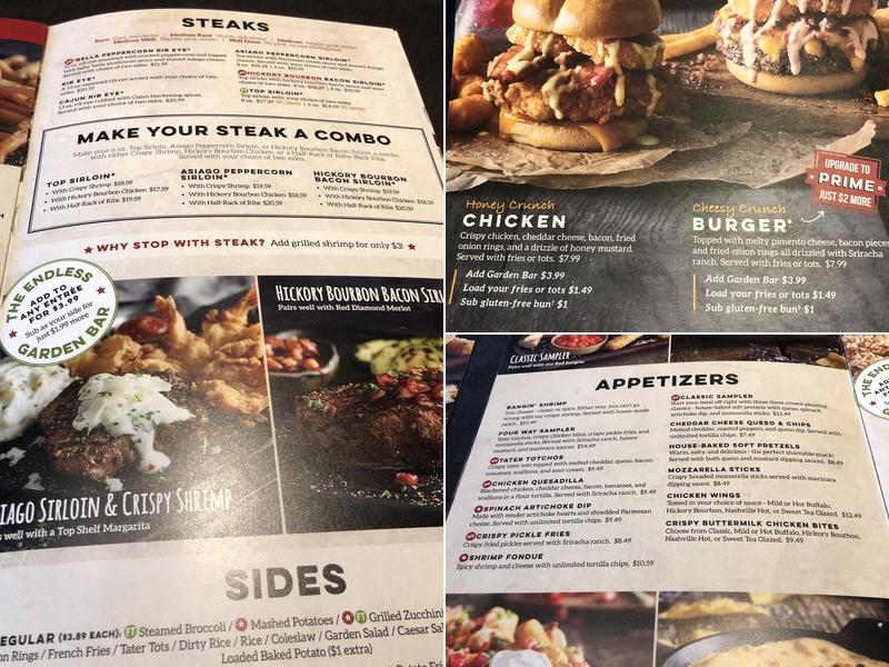 Ruby Tuesday Menu