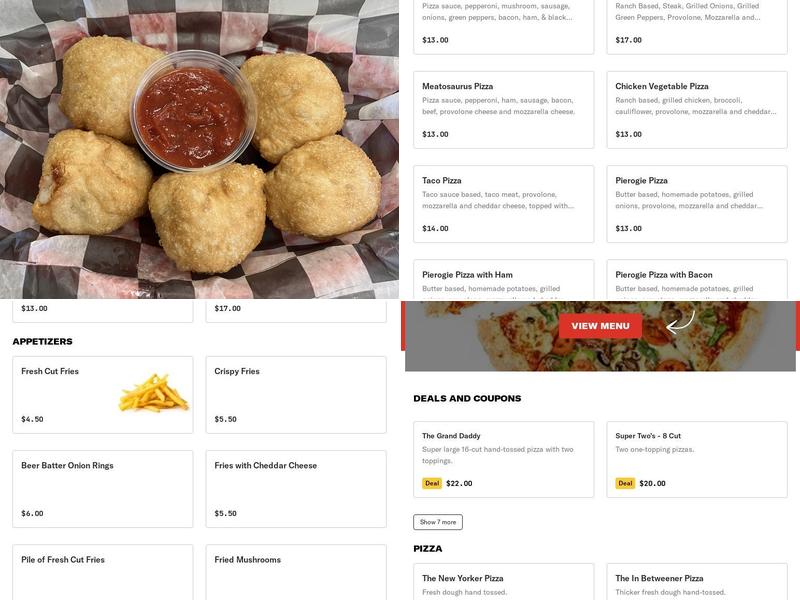 Pizza Plus Menu