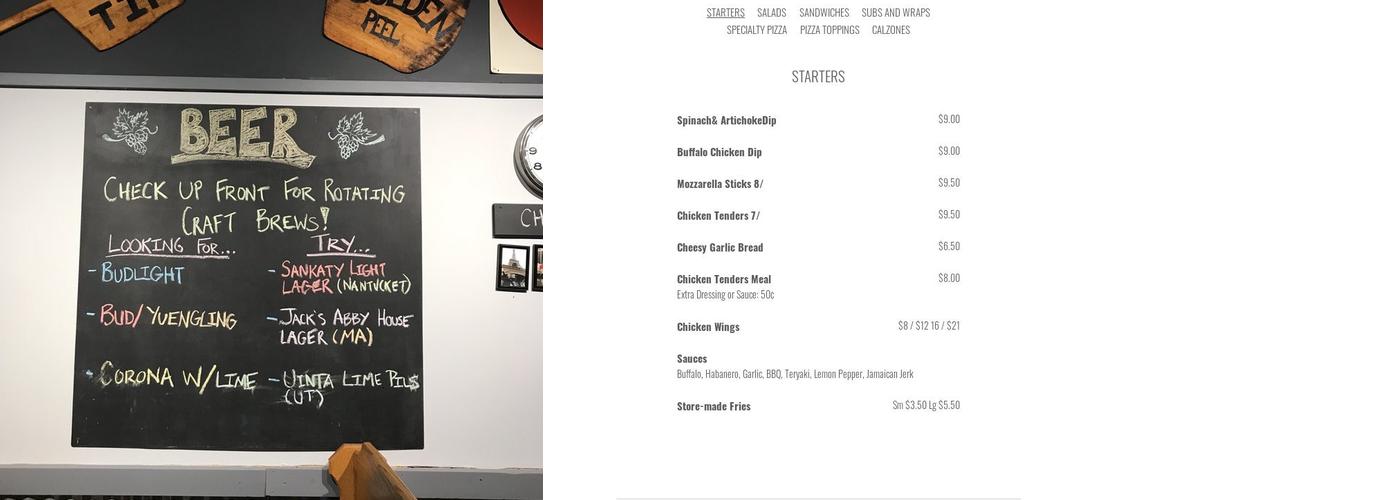 Sweet Tomatoes Pizza Menu