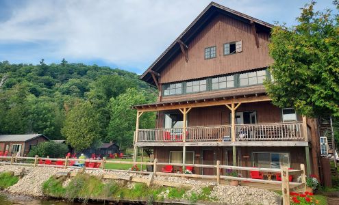 Steamboat Landing on Blue Mountain Lake Indian Lake