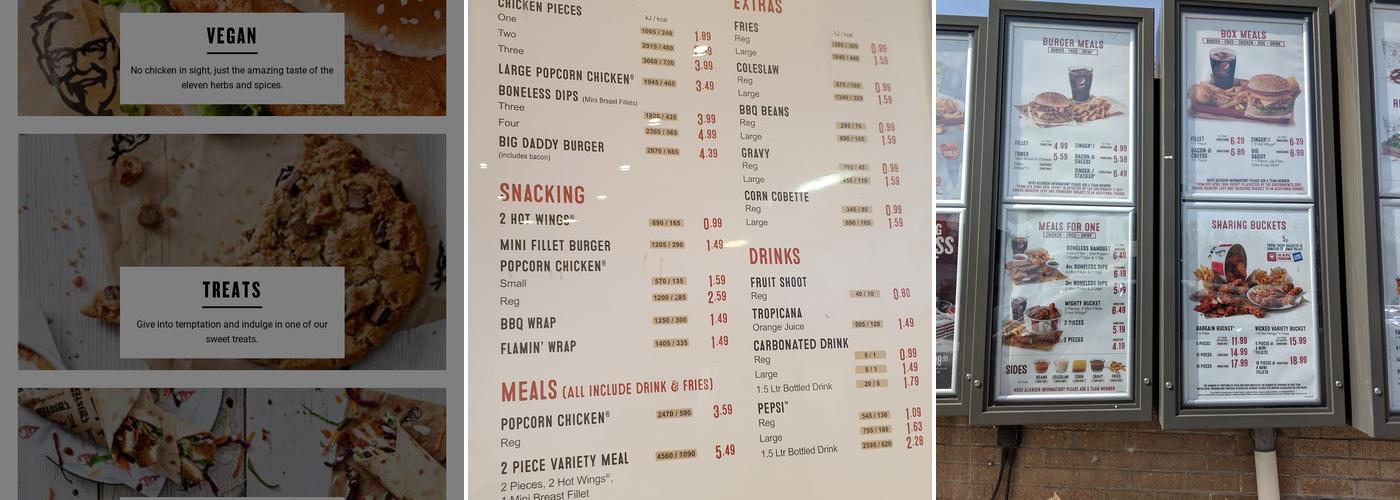 KFC Liverpool - Stonedale Retail Park Menu