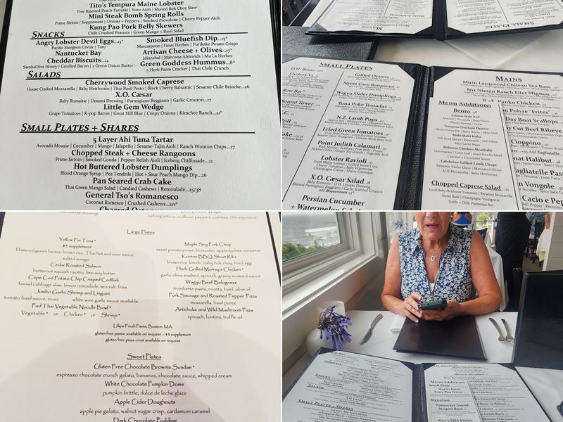 The Ocean House Restaurant Menu