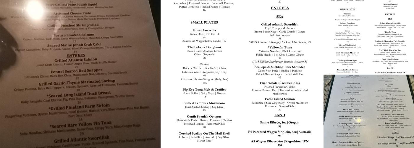 Fin Menu
