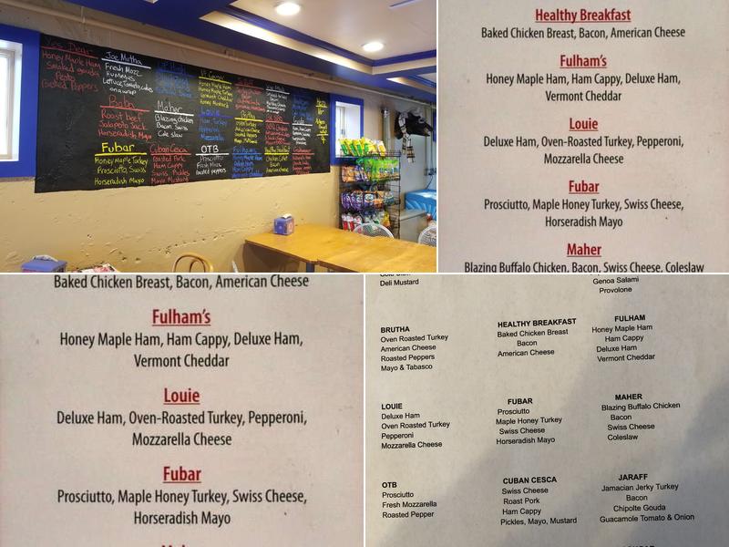 Mutha Stuffers Menu
