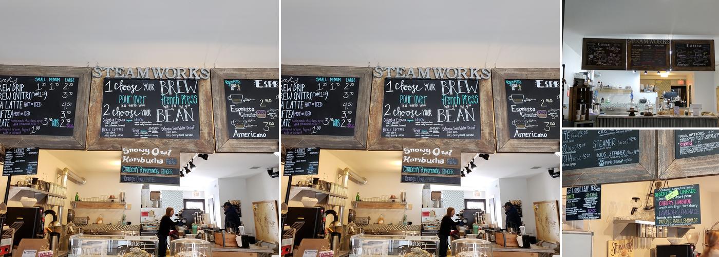 Steamworks Coffee Menu