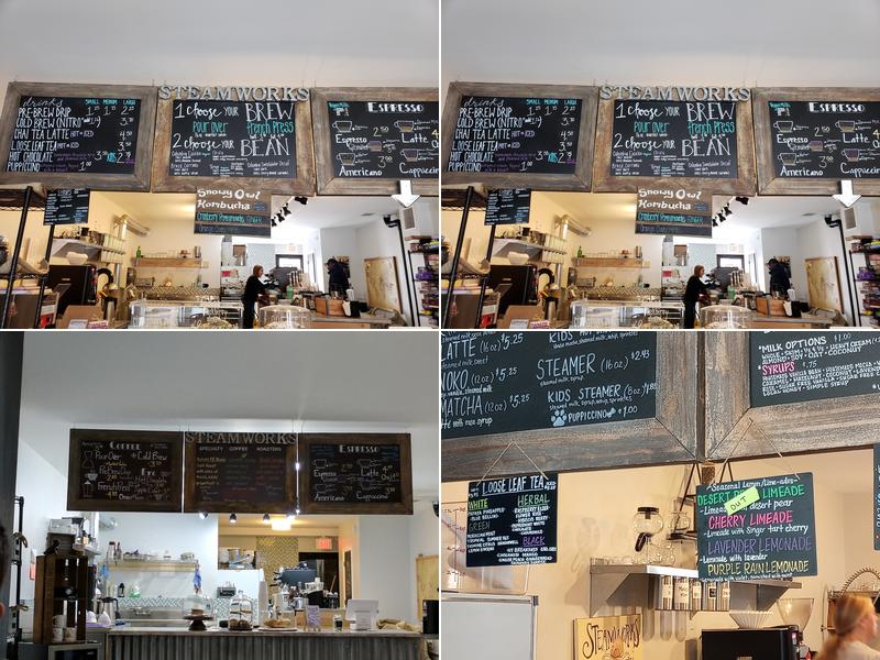 Steamworks Coffee Menu