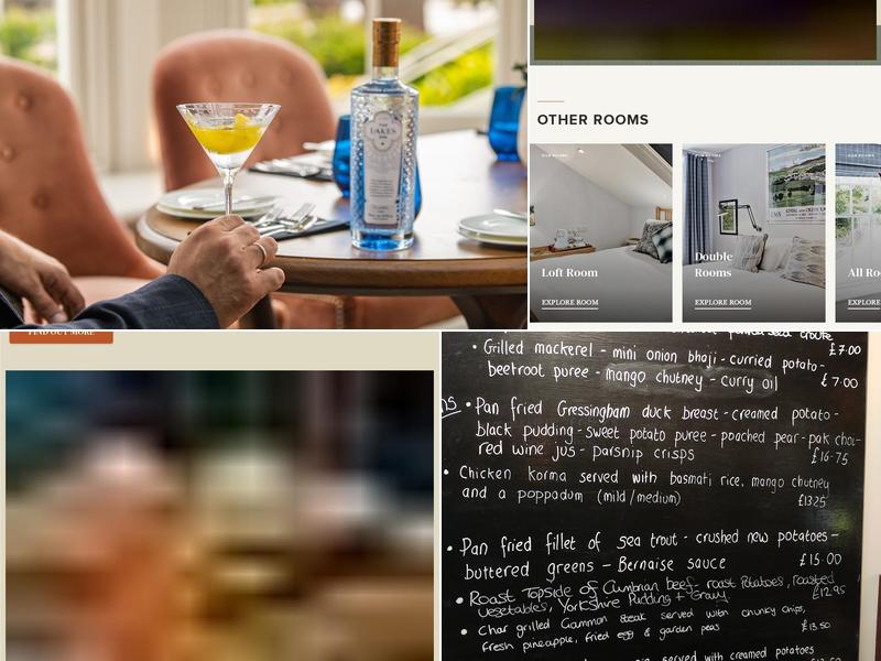 Wheatsheaf Inn, Brigsteer Menu