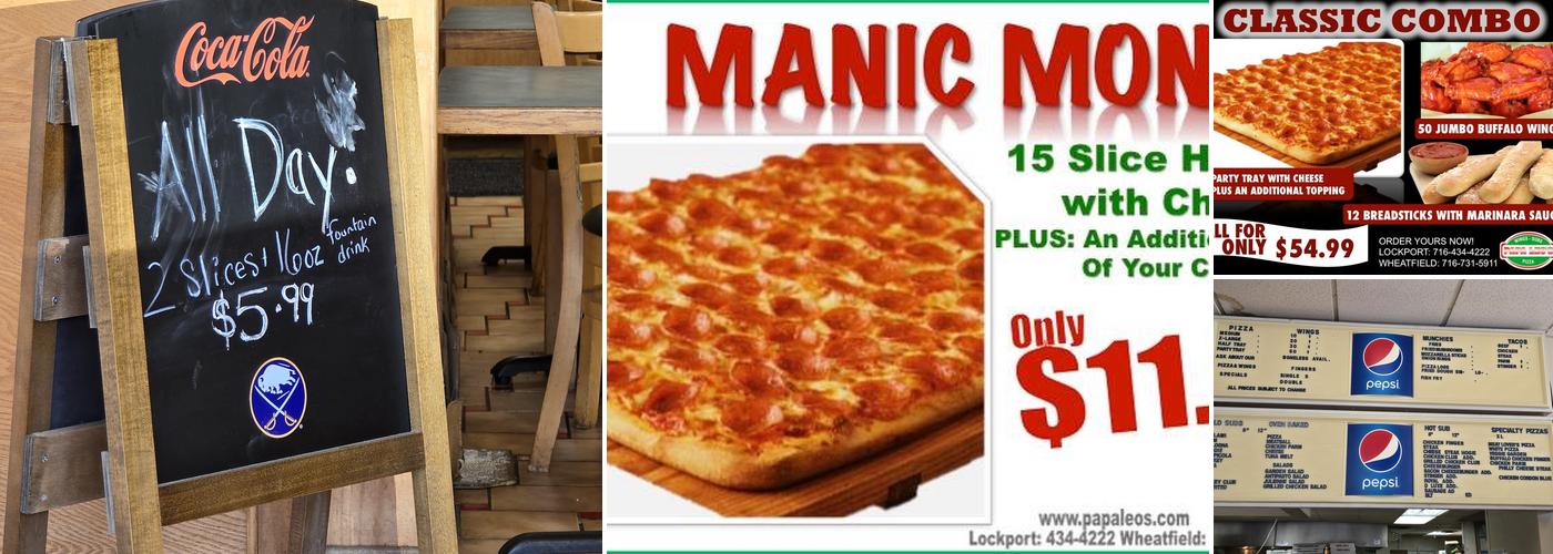 Papa Leo's Pizzeria Menu