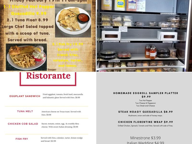 Molinaro's Ristorante Menu